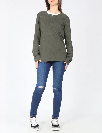 Bluza Bershka, verde