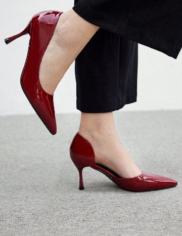 Pantofi Cuccoo, visiniu