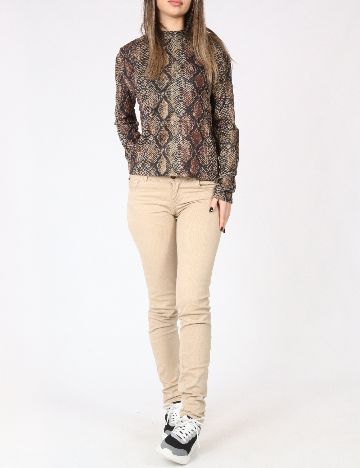 Pantaloni Zara, maro