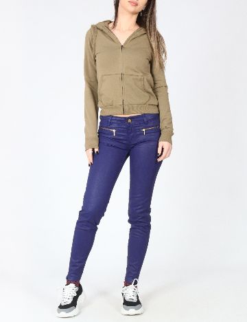 Pantaloni Pull&Bear, albastru