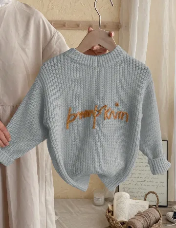 Pulover Shein Kids, gri