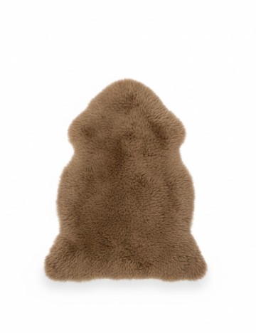 Piele de miel naturala din Noua Zeelanda, maro