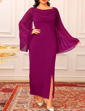 Rochie lunga SHEIN CURVE, magenta