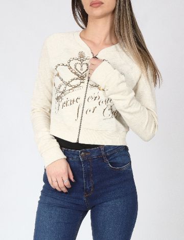Bluza Bershka, crem