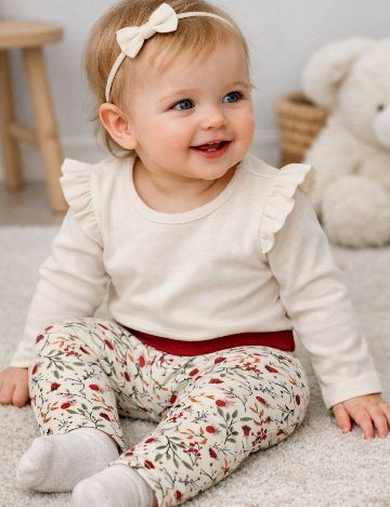 Pantaloni Zara, crem