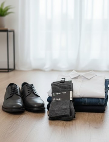 Set sosete 3 perechi C&A, gri inchis