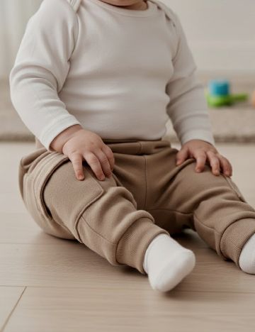 Pantaloni Zara, maro