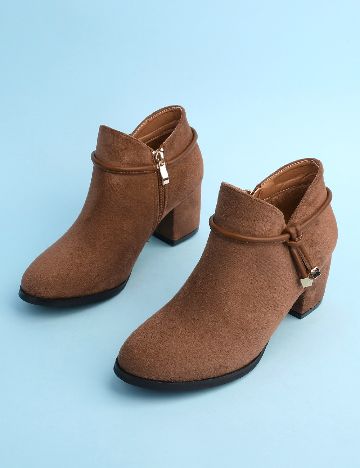 Botine SHEIN, maro