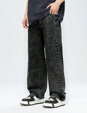 Blugi Shein Kids, gri inchis