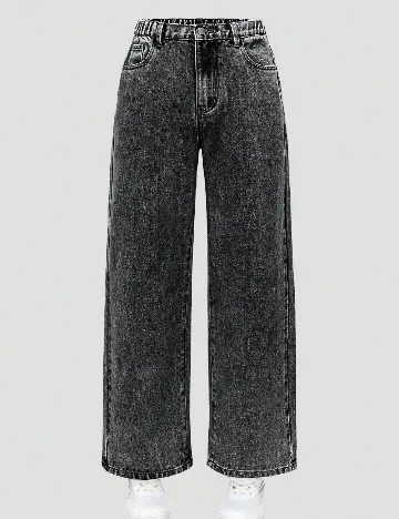 Blugi Shein Kids, gri inchis