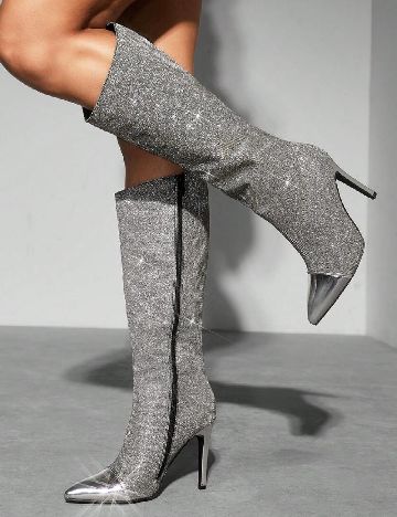 Cizme Cuccoo, argintiu