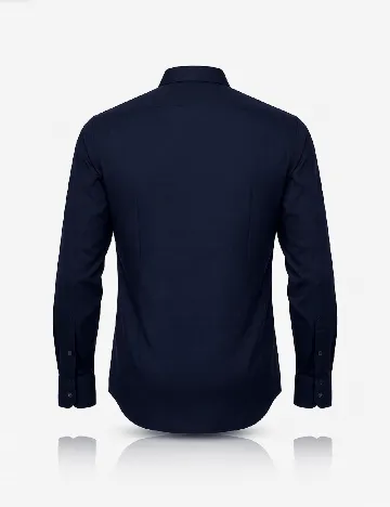 Camasa Bershka, bleumarin