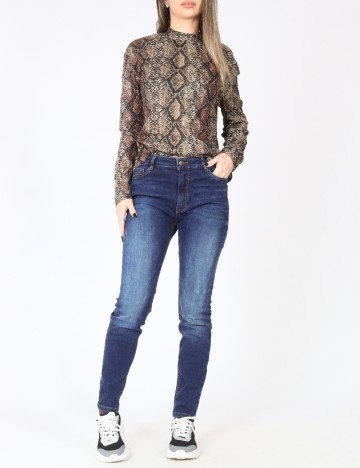 Blugi Bershka, albastru