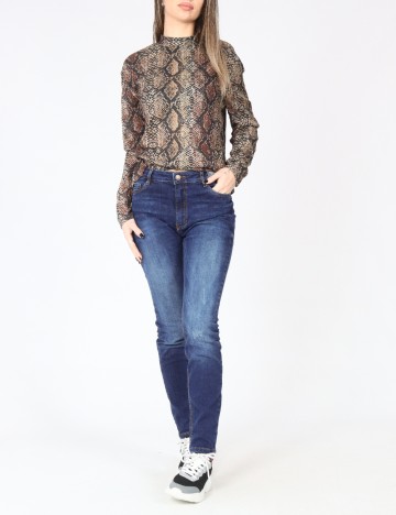 Blugi Bershka, albastru