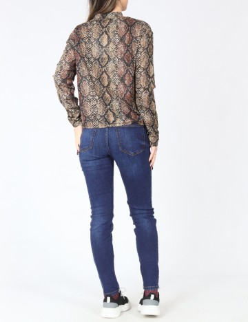 Blugi Bershka, albastru