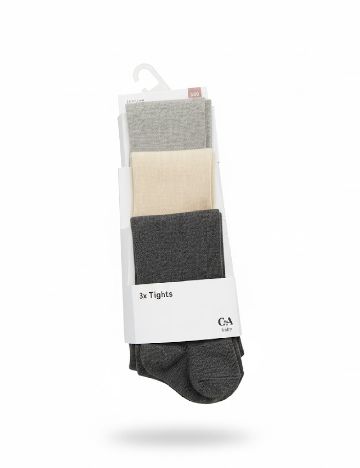 Set ciorapi 3 perechi C&A, mix culori