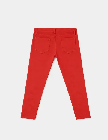 Pantaloni Zara, rosu