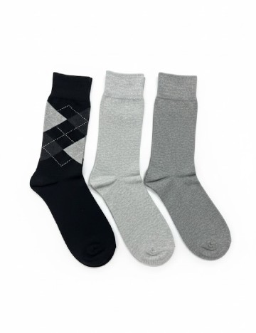 Set sosete 3 perechi C&A, mix culori