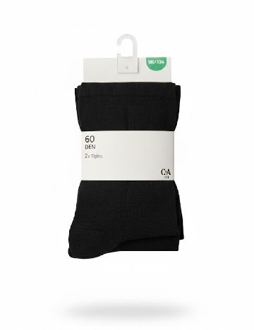 Set ciorapi 2 perechi C&A, negru