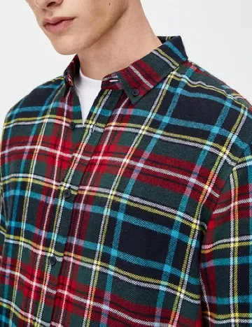 Camasa Pull&Bear, maro deschis