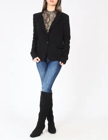 Sacou Bershka, negru