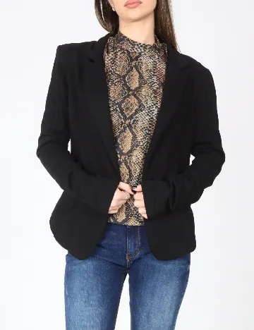 Sacou Bershka, negru