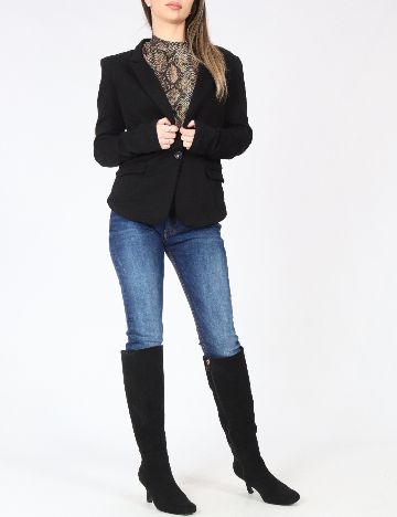 Sacou Bershka, negru