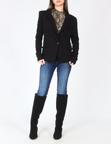 Sacou Bershka, negru