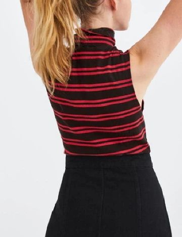 Bluza Zara, negru/rosu