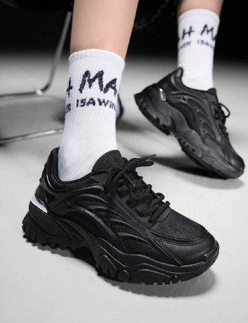 Adidasi SHEIN, negru