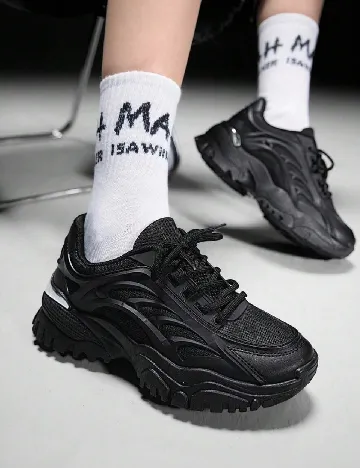 Adidasi SHEIN, negru