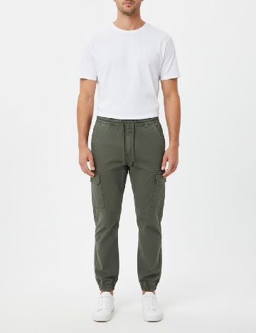 Pantaloni Pull&Bear, verde
