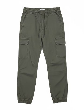 Pantaloni Pull&Bear, verde