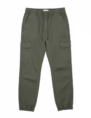 Pantaloni Pull&Bear, verde