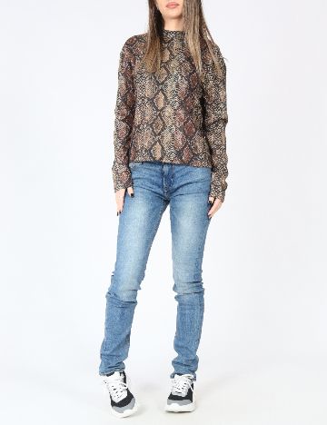 Blugi Bershka, albastru