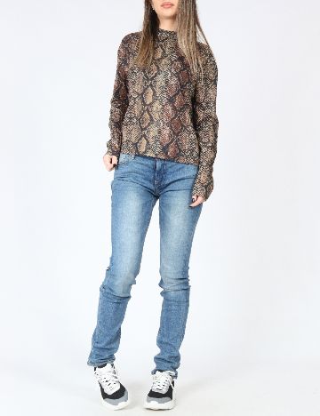 Blugi Bershka, albastru