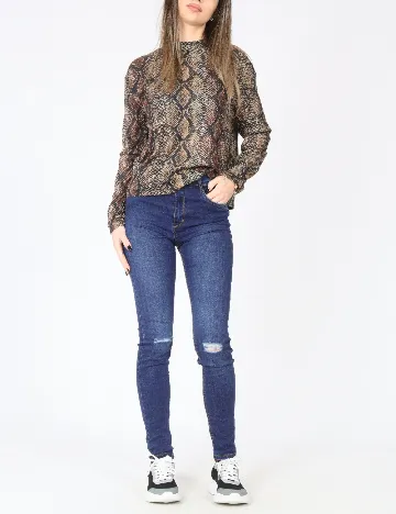 Blugi Bershka, albastru