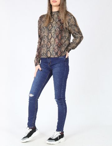 Blugi Bershka, albastru