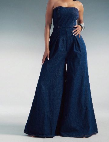 Salopeta SHEIN, bleumarin