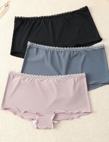 Set chiloti 3 perechi Shein Kids, mix culori