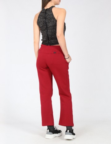 Pantaloni Zara, rosu