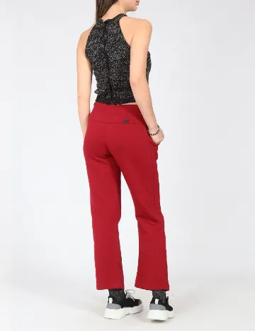 Pantaloni Zara, rosu