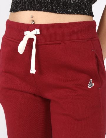 Pantaloni Zara, rosu