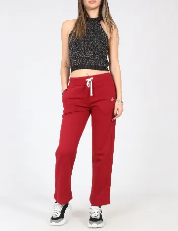 Pantaloni Zara, rosu