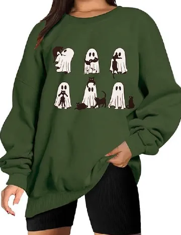 Bluza SHEIN CURVE, verde