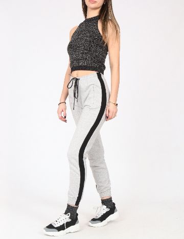 Pantaloni Bershka, gri