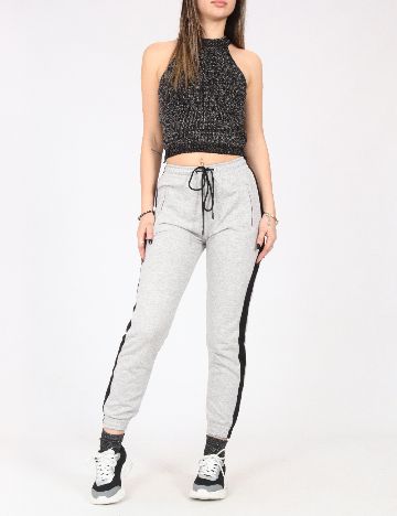 Pantaloni Bershka, gri