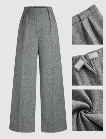 Pantaloni SHEIN CURVE, gri