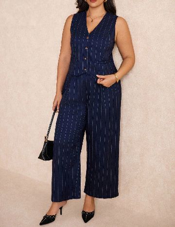 Compleu SHEIN CURVE, bleumarin