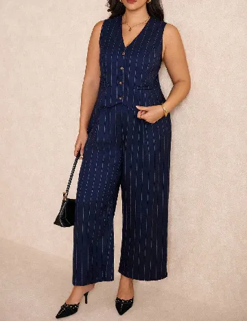 Compleu SHEIN CURVE, bleumarin